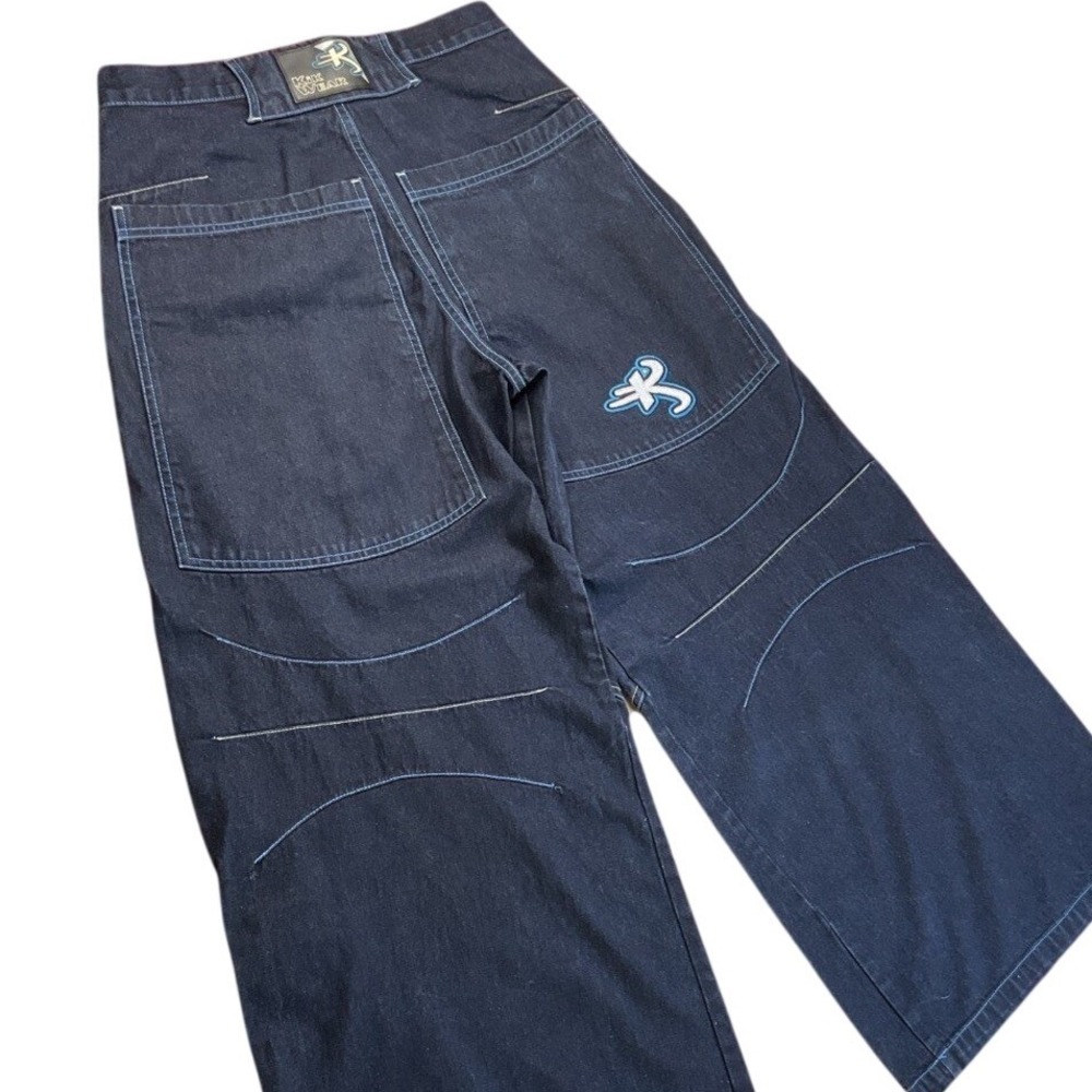 Kikwear Jeans 30 Y2K 90s Baggy Skater Grudge Pants Jnco Wide Leg Pocket Vintage